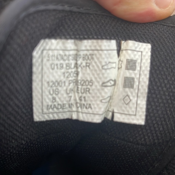 Women’s 5.11 tactical series boots. Size 8 - Picture 5 of 5